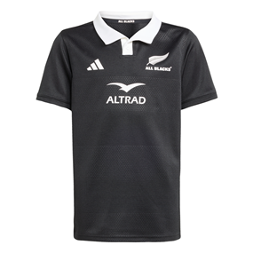 All Blacks Kids Home Rugby Shirt 25/26 - Front