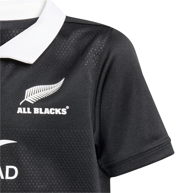 All Blacks Kids Home Rugby Shirt 25/26 - Fern