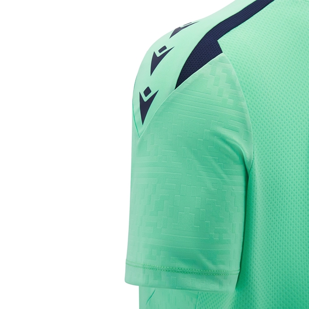 Scotland Mens Training Poly Shirt Green Short Sleeve 24/25 - Macron