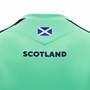 Scotland Mens Training Poly Shirt Green Short Sleeve 24/25 - Saltire 