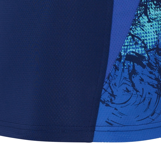 Australia Mens Performance T-Shirt 26/27 Beacon Blue - Hem