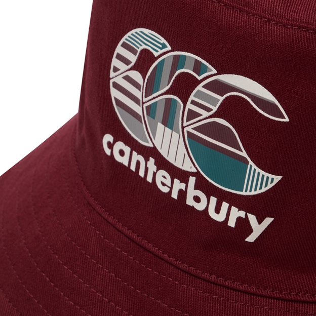 Canterbury Mens Ulgies Reversible Hat Red - CCC Uglies Logo Close-up