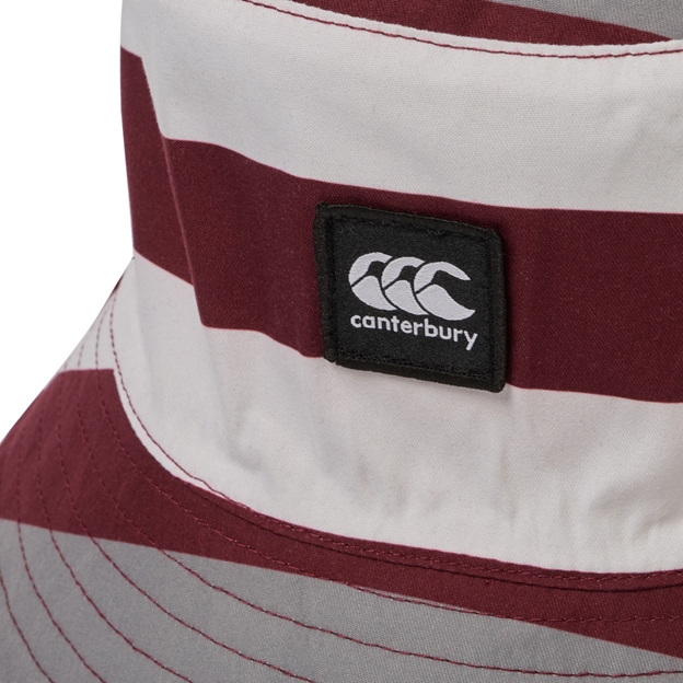 Canterbury Mens Ulgies Reversible Hat Red - CCC Logo Patch Close-up