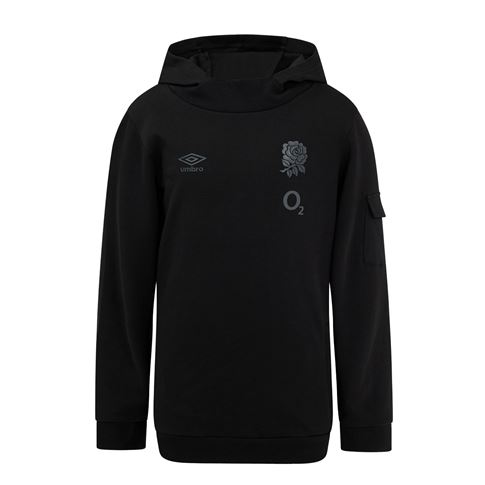 England Kids Presentation Hoodie - Black - 2025 - Front England Kids Presentation Hoodie - Black - 2025 - Front