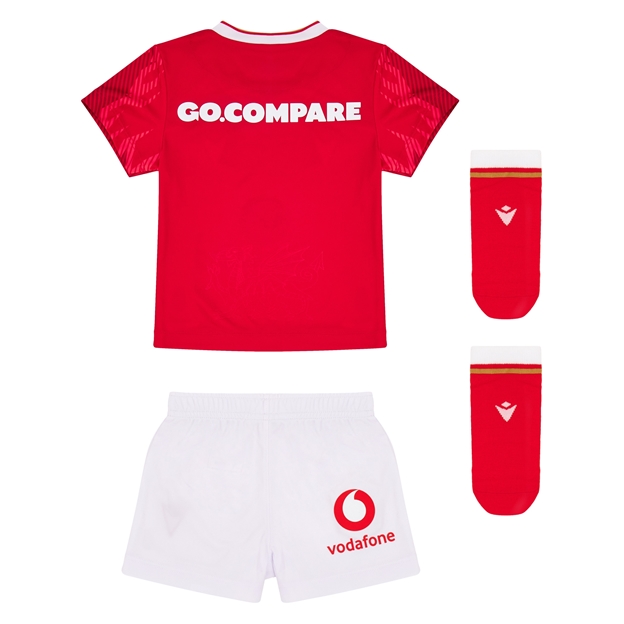 Wales Babies Home Rugby Kit - 2025 - Back