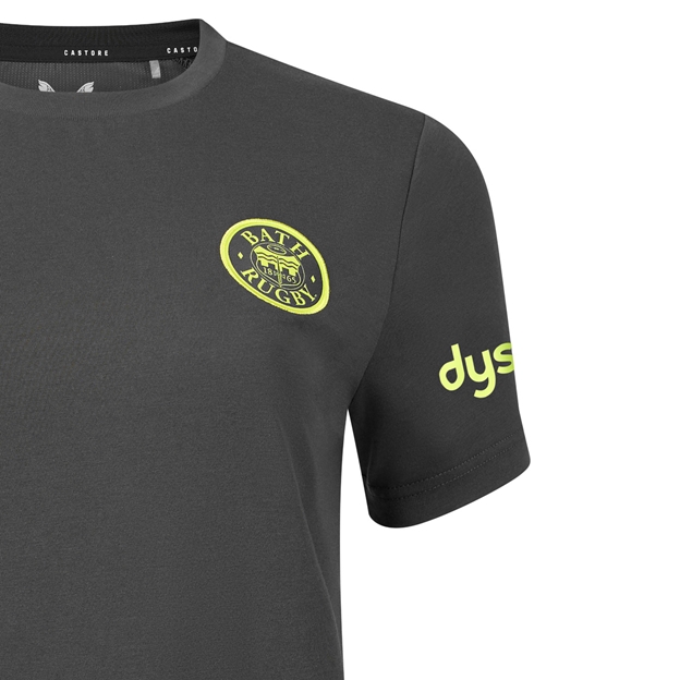 Bath Womens Off Pitch T-Shirt 26/27 Gunmetal - Badge Close-up