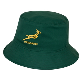 South Africa Springbok Adults Bucket Hat 25/26 Green - Front