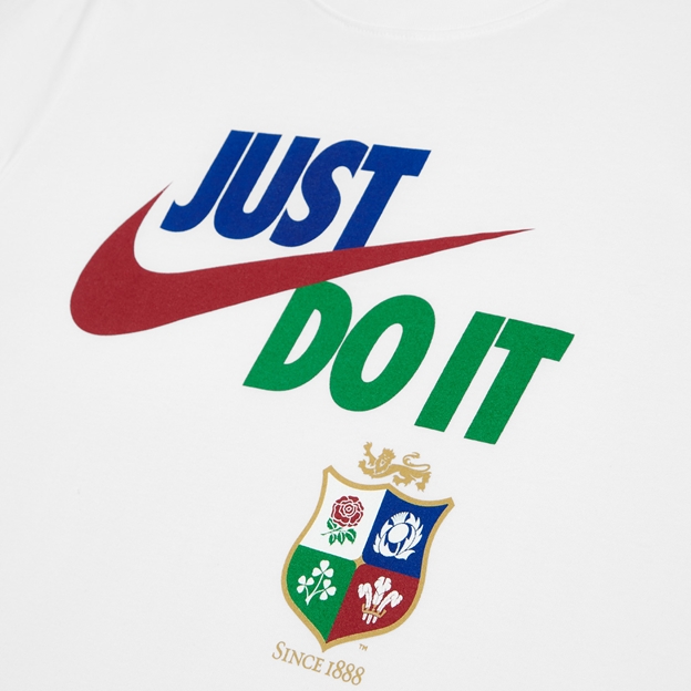 British & Irish Lions Womens Travel T-shirt 2027 white - Close-up