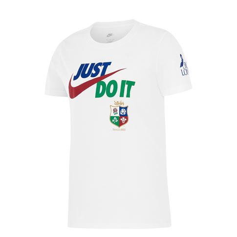 British & Irish Lions Womens Travel T-Shirt 2027 - White - Front