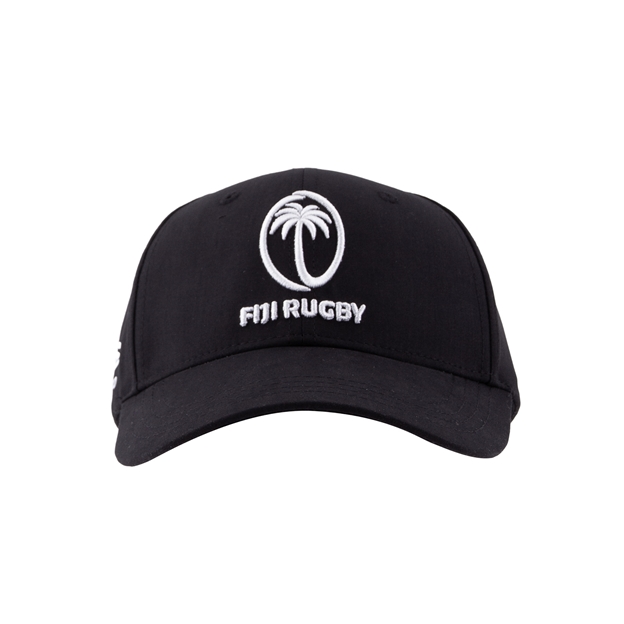 Fiji Adults Cap 26/27 Black - Front View