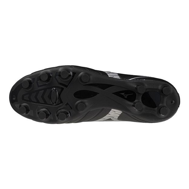 Mizuno Adults Monarcida Neo III Select Firm Ground Rugby Boots - Black/Silver