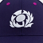 Scotland Adults Baseball Cap Curve Visor 25/26 Navy - 3D Embroidered Thistle 