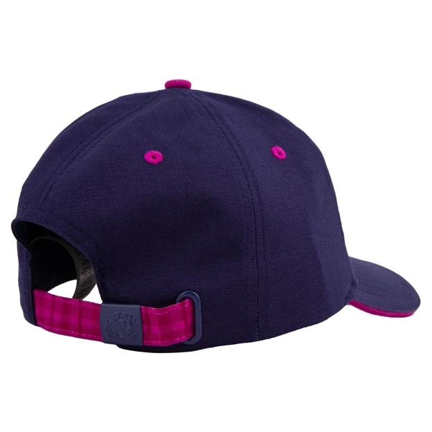Scotland Adults Baseball Cap Curve Visor 25/26 Navy - Back