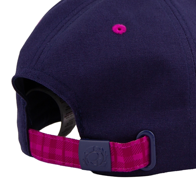Scotland Adults Baseball Cap Curve Visor 25/26 Navy - Fastening