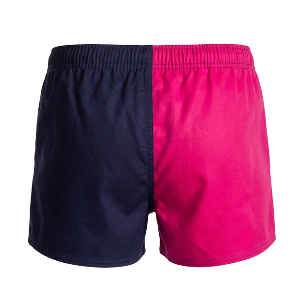Canterbury Adults Harlequin Shorts Fushia and Navy - Back View