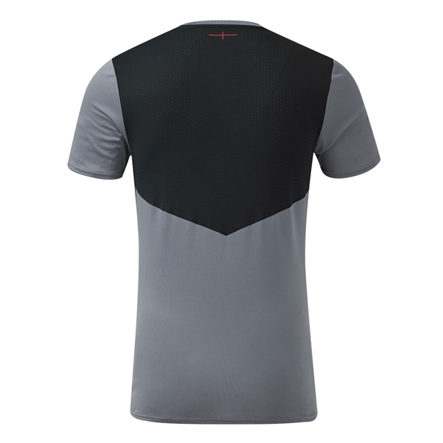 England Mens Gym T-Shirt - Grey - 2025 - Back