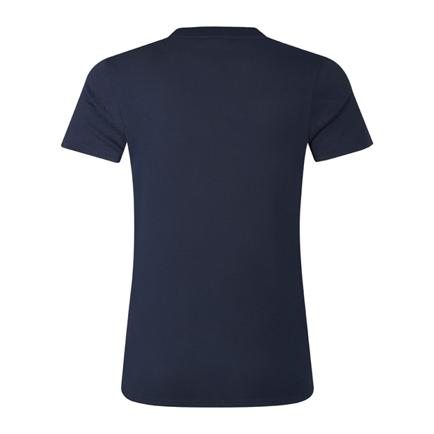 British and Irish Lions Womens Cotton T-Shirt Navy - Back