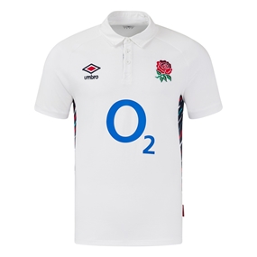 England Mens Home Classic Rugby Shirt - Short Sleeve 2025 - Front