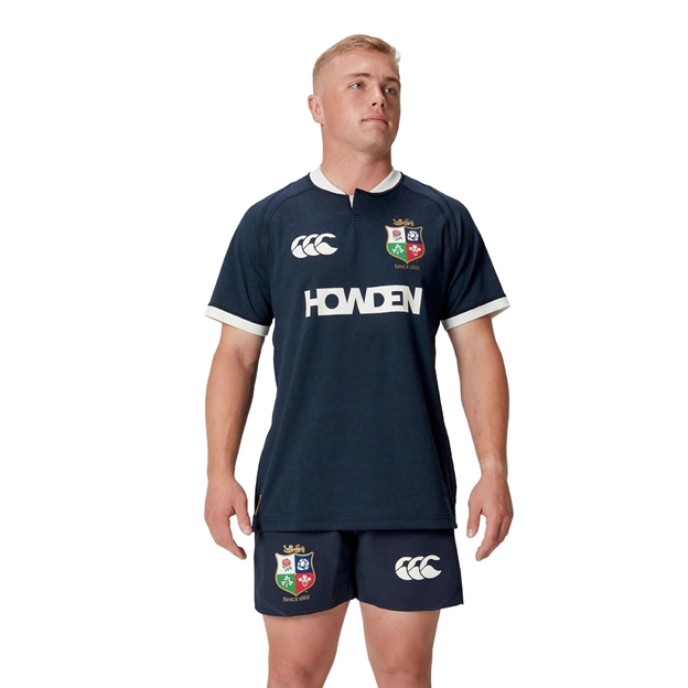 British and Irish Lions Training Jersey - Navy - Model Front