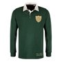 Ireland 150 Years Heavyweight Rugby Shirt Bottle Green - Front 