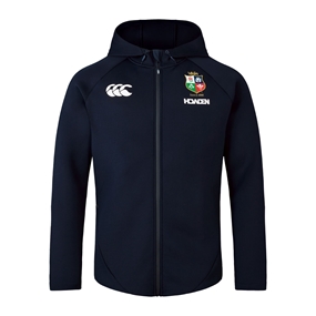 British and Irish Lions Mens Everest Hoody Navy - Front