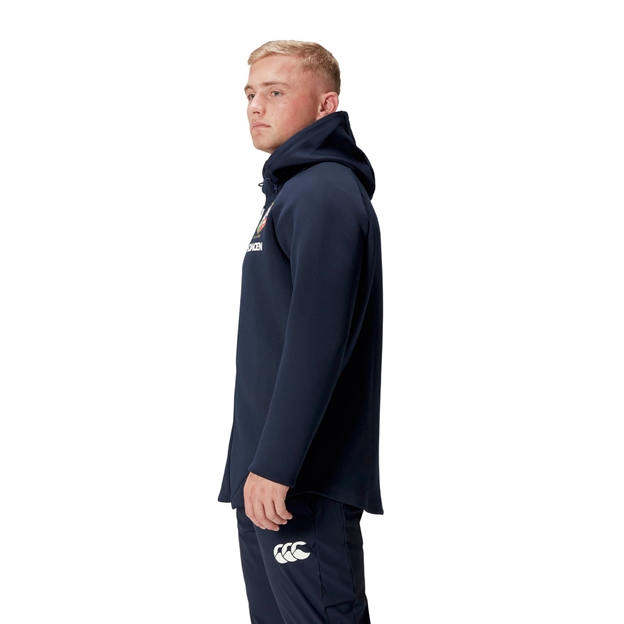 British and Irish Lions Mens Everest Hoody Navy - Model Side