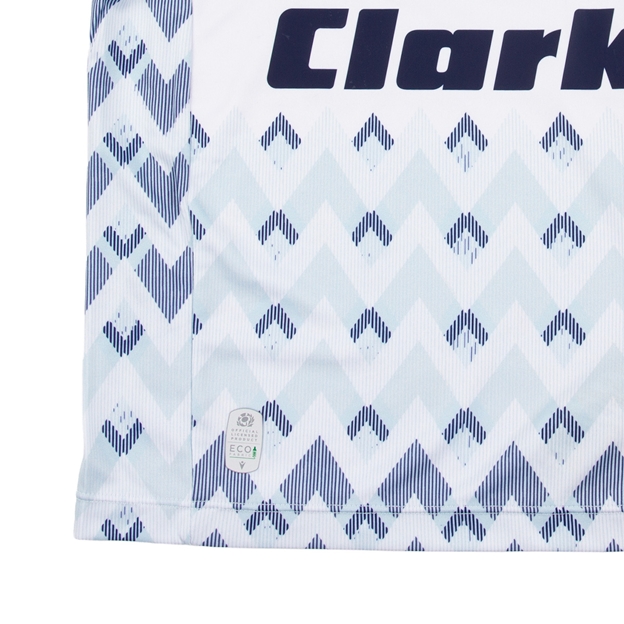 Scotland Infants Away Rugby Shirt 26/27 White Sand and Navy - Official Licensed Product Close-up