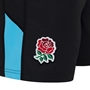 England Mens Away Rugby Shorts 25/26 Black - RFU Rose 