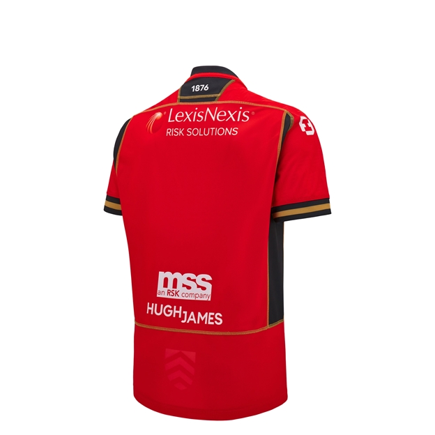 Cardiff Kids Away Rugby Shirt - Short Sleeve - 2025 - Back