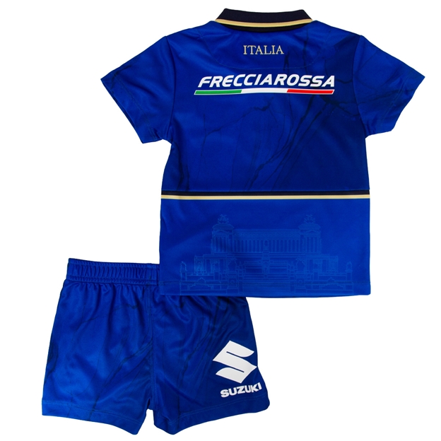 Italy Infants Home Rugby Kit 25/26 Blue - Back
