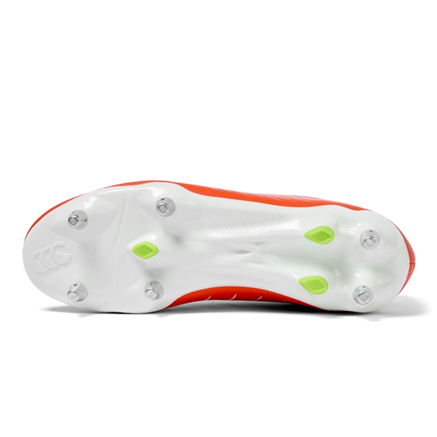Canterbury Adults Phoenix 2.0 Team Soft Ground Rugby Boots Orange - Soleplate