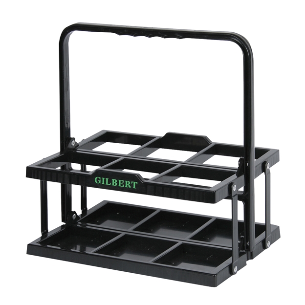 Gilbert Water Bottle Carrier Black - Front View