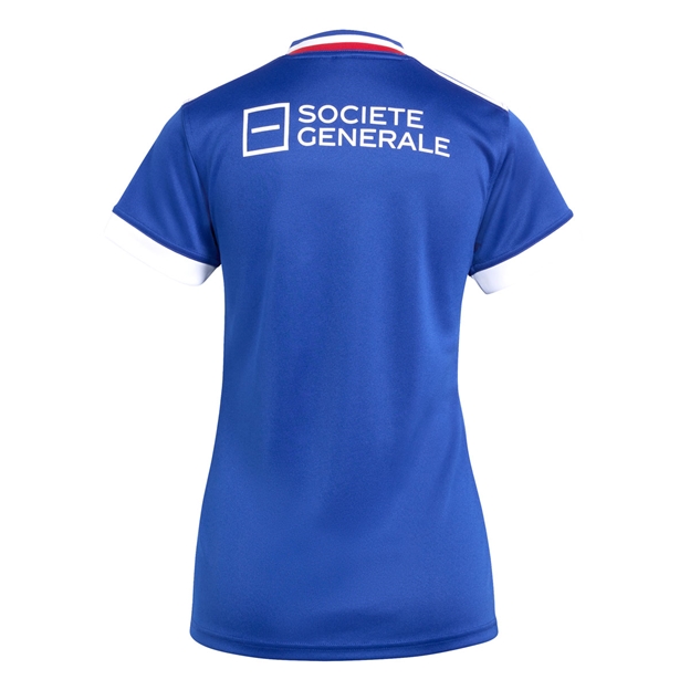 France Womens Home Rugby Shirt Lucid Blue 25/26 - Back