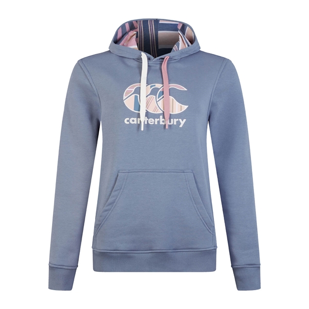 Canterbury Womens Uglies Hoodie Blue Mirage - Front