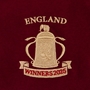 England Mens Cup Winners 2025 Heavyweight Rugby Shirt - Burgundy 