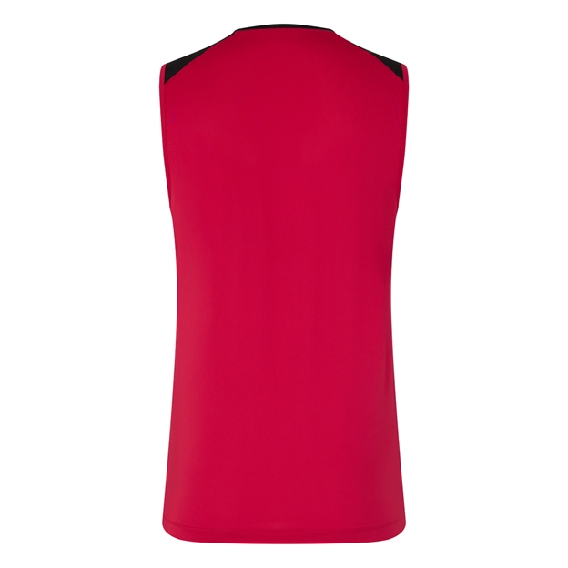 England Mens Performance Vest 26/27 Persian Red - Back View