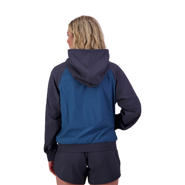 Canterbury Womens Tempo Full Zip Hooded Jacket India Ink - Model Back