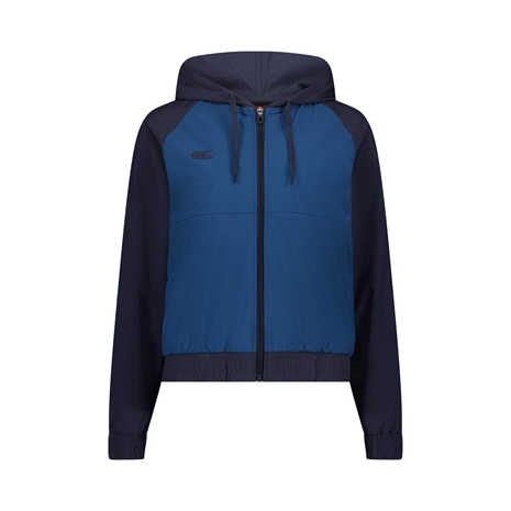 Canterbury Womens Tempo Full Zip Hooded Jacket India Ink - Front