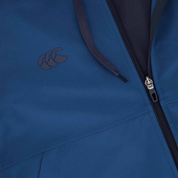 Canterbury Womens Tempo Full Zip Hooded Jacket India Ink - CCC Logo