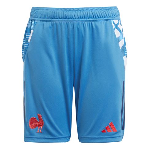 France adidas Junior Gym Short - Focus Blue 2024 - Front France adidas Junior Gym Short - Focus Blue 2024 - Front