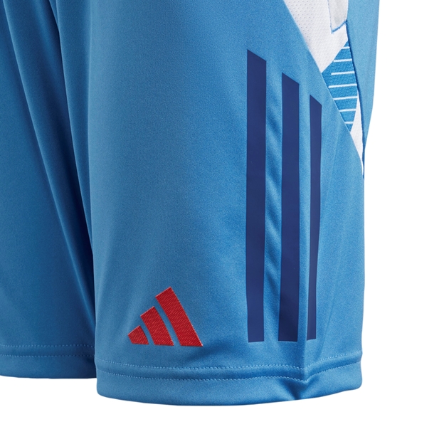 France adidas Junior Gym Short - Focus Blue 2024 - Adidas Logo