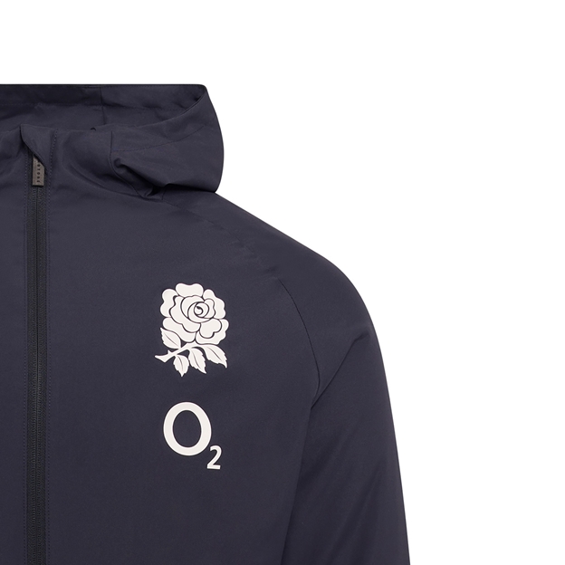 England Mens Performance Shower Jacket 25-26 Inkwell:Storm Blue - RFU