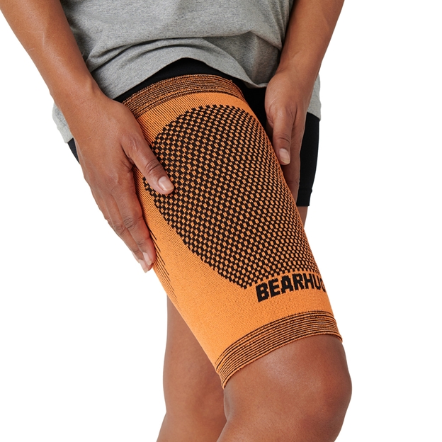 Bearhug Thigh Sleeve - Model Front Close-up