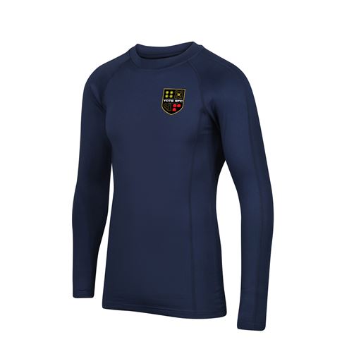 Yate Rugby Club Kids Baselayer Top – Navy