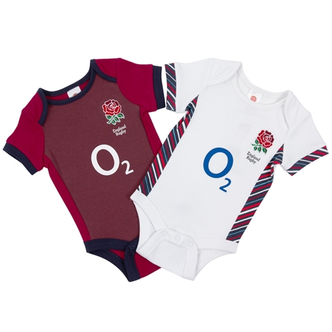 England Babies Kit 2pk Bodysuits 24/25 - Front