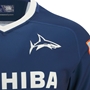 Sale Sharks Kids Home Rugby Shirt 25/26 Navy - Embroidery Detail 