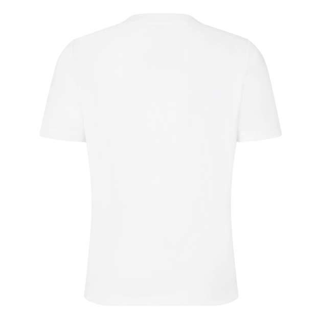England Mens Off Pitch T-Shirt 26/27 Brilliant White - Back