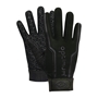 a pair of Optimum velocity full finger glove black gloves front and back 