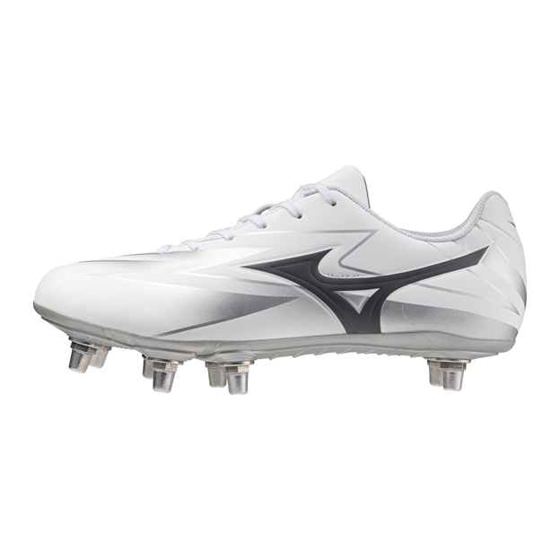 Mizuno Adults Waitangi Club Soft Ground Rugby Boots White - Outstep