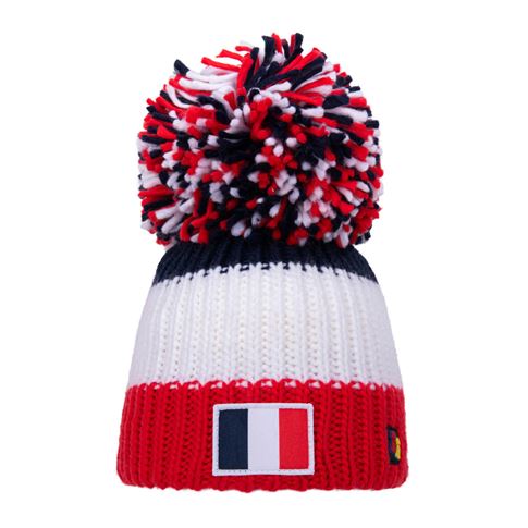 Big Bobble French Hat Red White Blue - Front